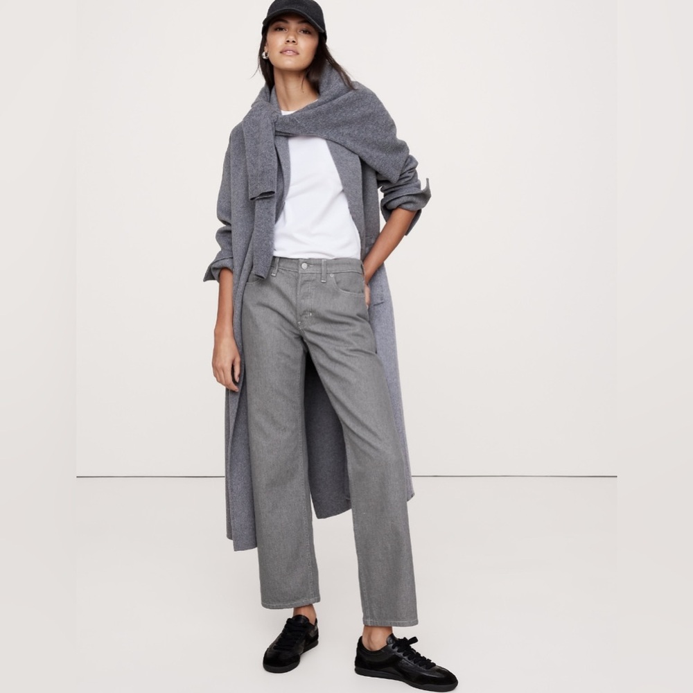 BANANA REPUBLIC MID-RISE STRAIGHT ANKLE JEAN